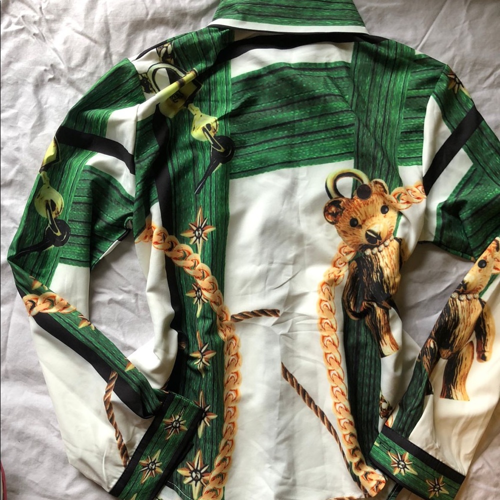 Animal print top